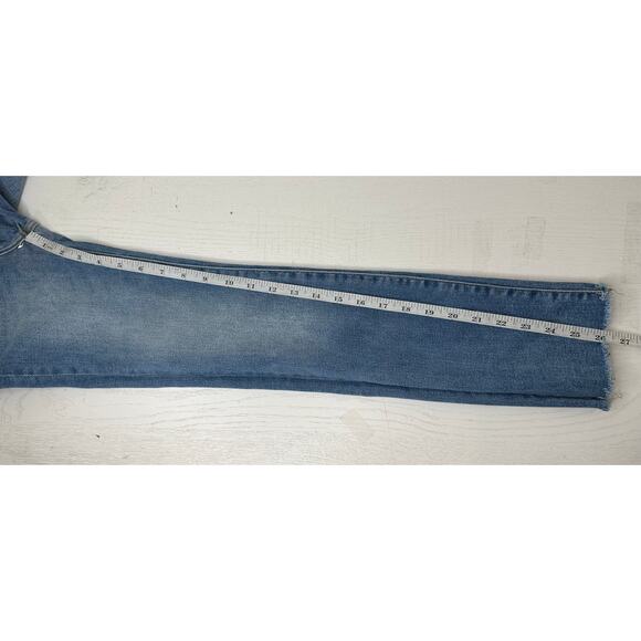 DL1961 Mara Ankle High Rise Instasculpt Slim Straight Jean | Size 23 | Crosswall - Picture 14 of 16